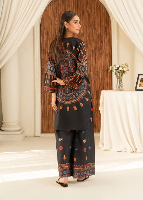 Khaddi Black (Stitched 2 Pcs)