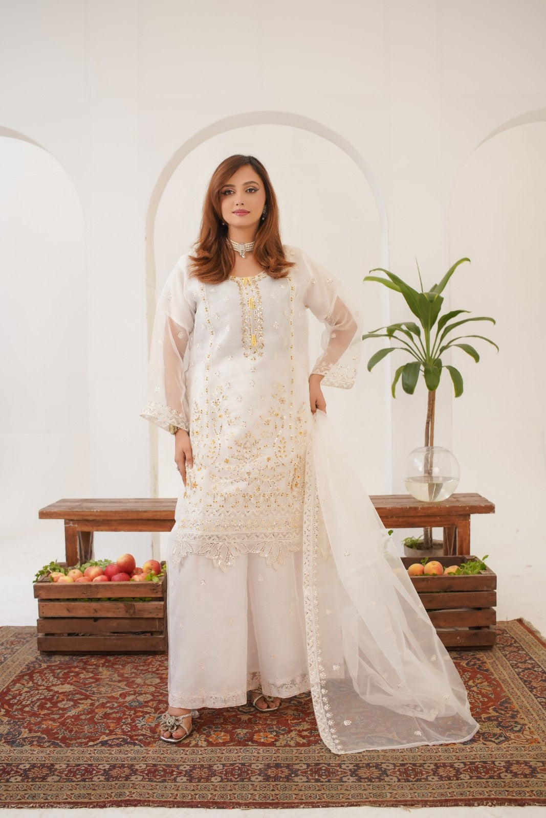 Rabecka Fancy ( Stitched 3 Pcs )