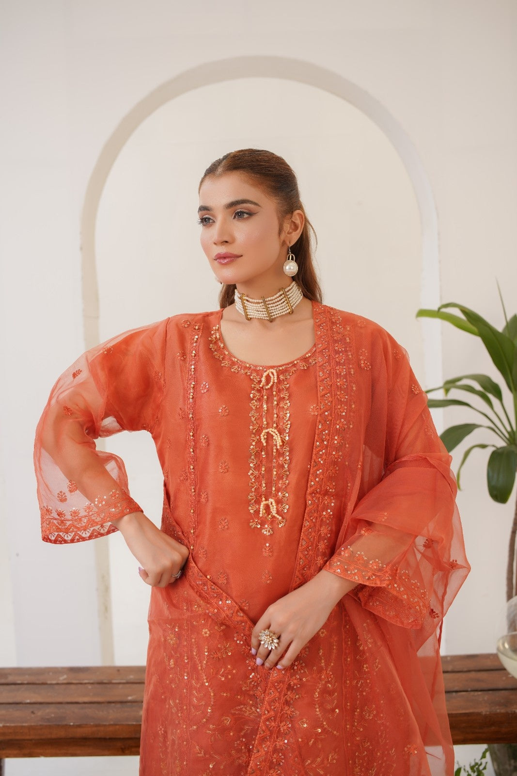 Rabecka Fancy ( Stitched 3 Pcs )