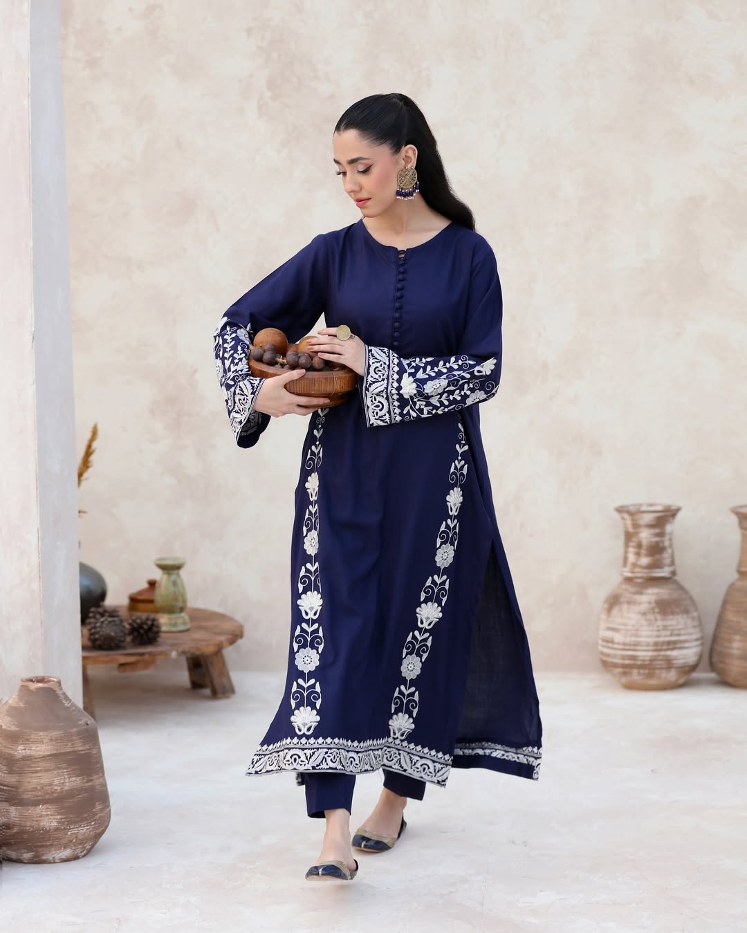 Arzou Long Length (Embroidery 2 PCs)