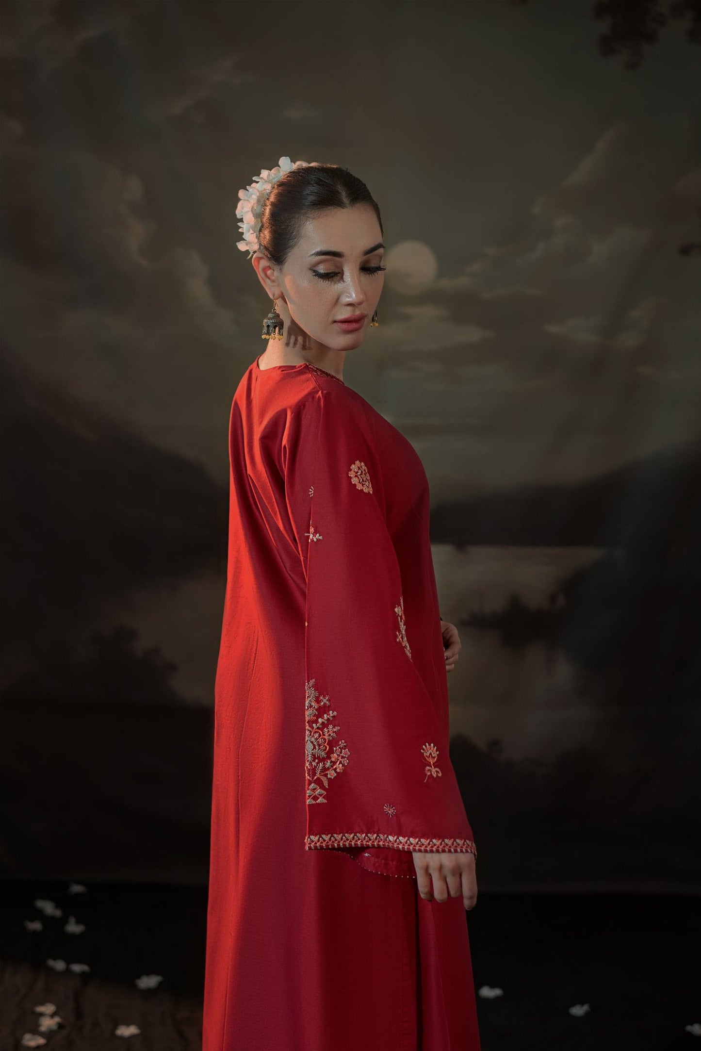 Tulip Long Length (Embroided 2 PCs)