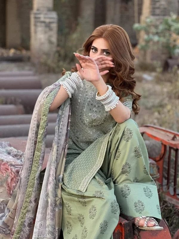 Anmol (Digital Embroided 3 PCs)