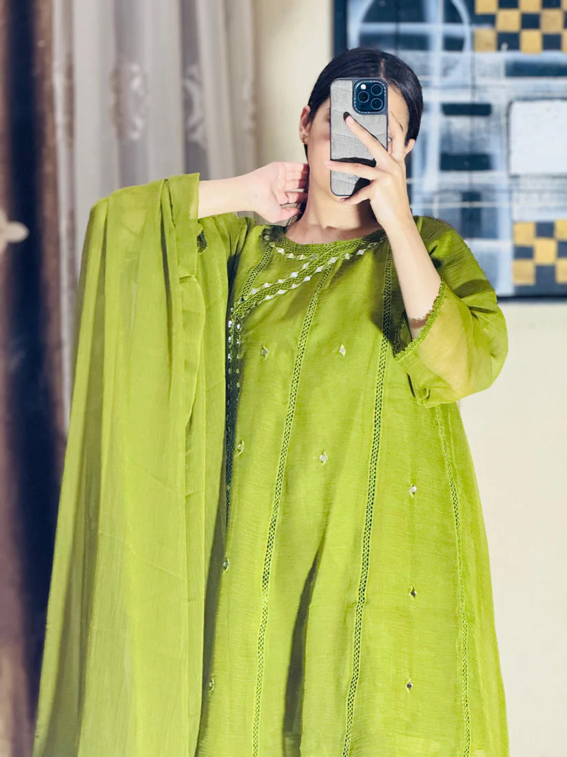 Mahnoor ( Stitched 3 Pcs )
