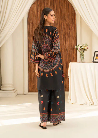 Khaddi Black (Stitched 2 Pcs)