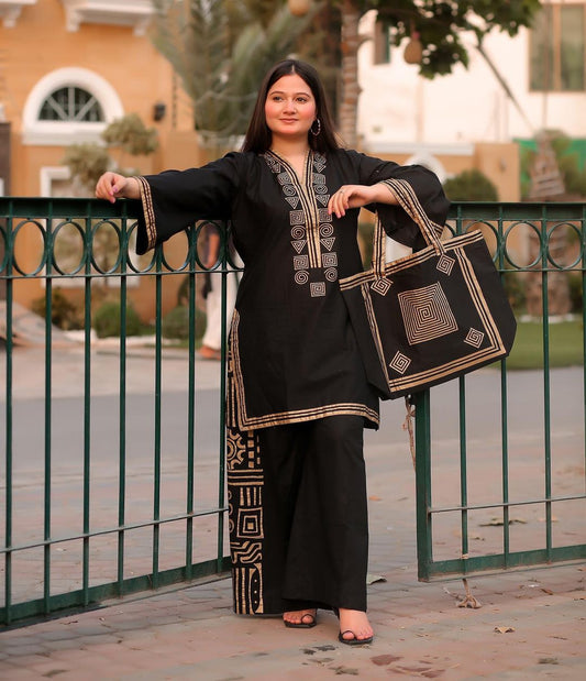 Tote Easy breeze (Stitched 2 Pcs) with Bag