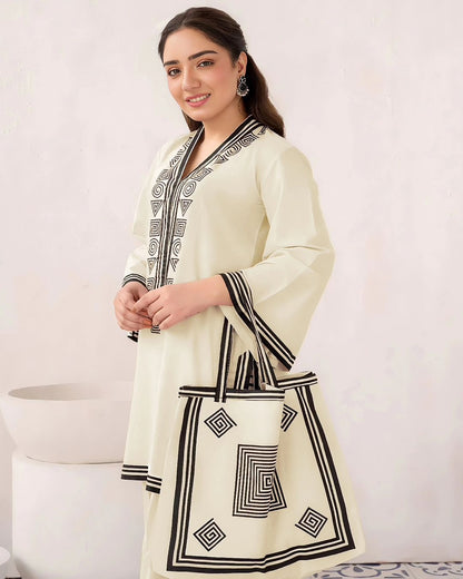 Tote Easy breeze (Stitched 2 Pcs) with Bag