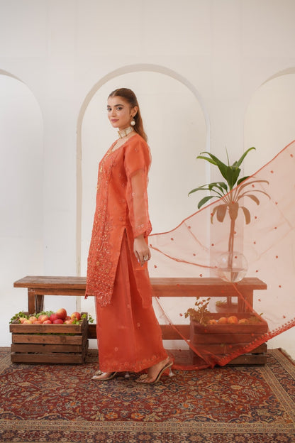 Rabecka Fancy  ( Stitched 3 Pcs )