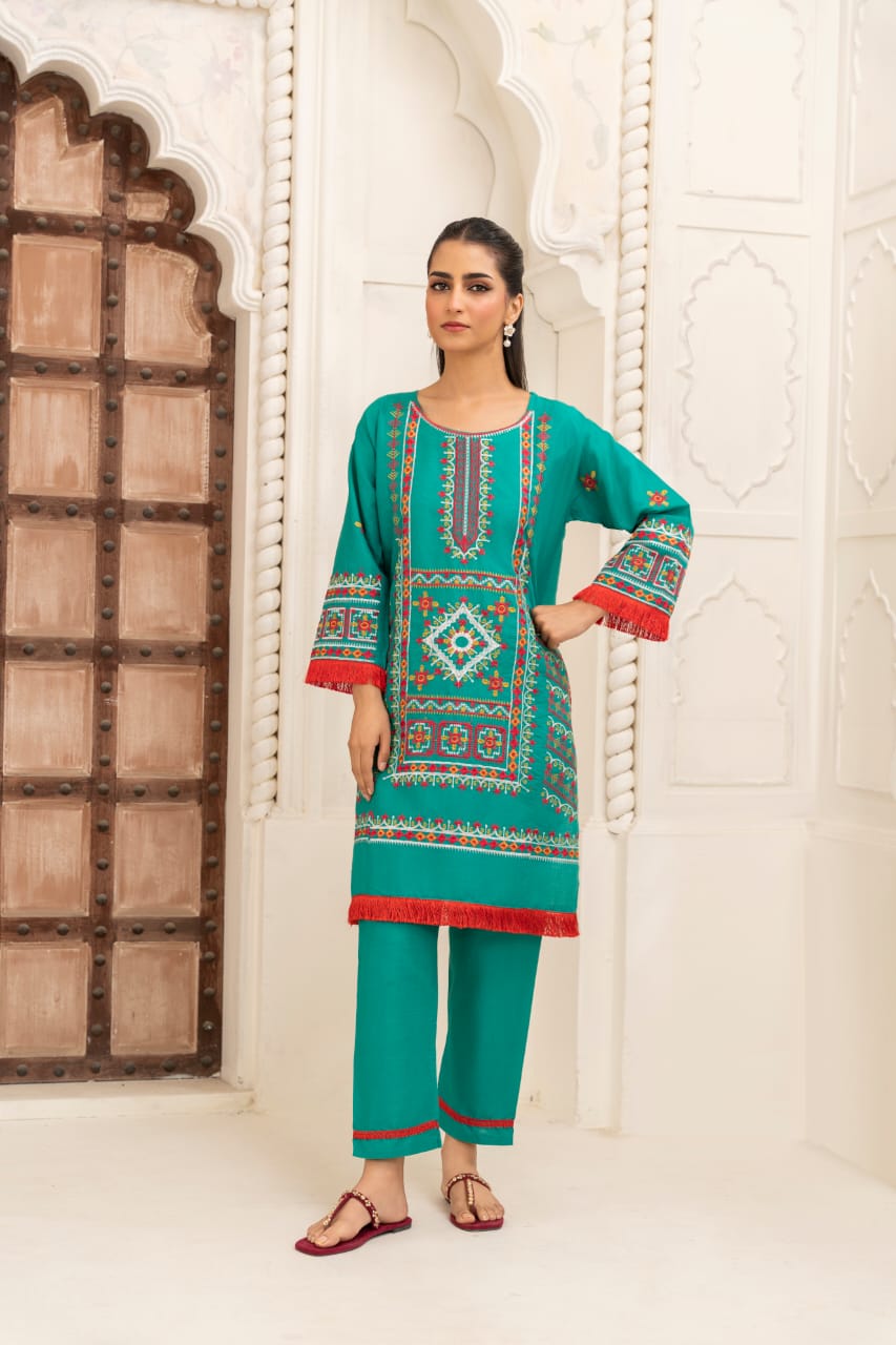 Janifer (Embroidery 2 Pcs)