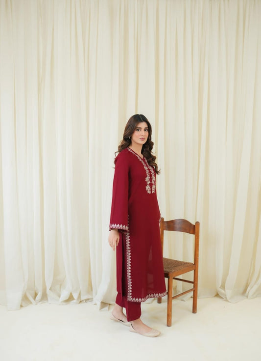 Agha Noor ( Embroided 2 PCs)