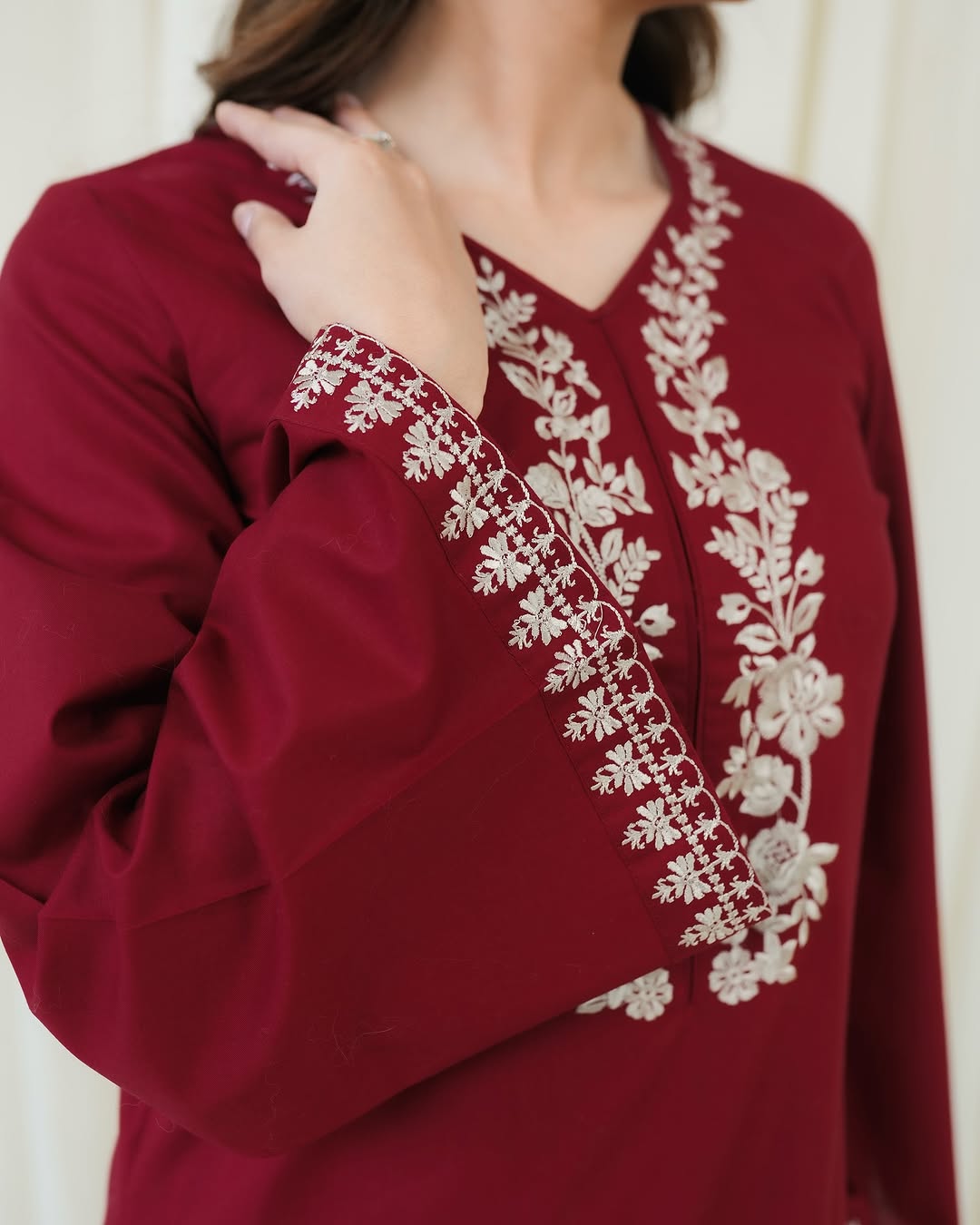 Agha Noor ( Embroided 2 PCs)