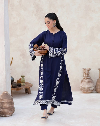 Arzou Long Length (Embroidery 2 PCs)