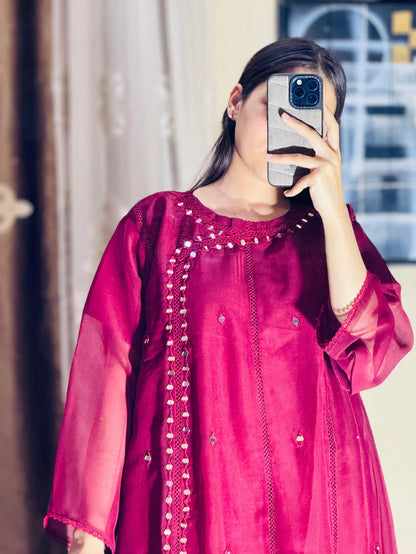 Mahnoor ( Stitched 3 Pcs )